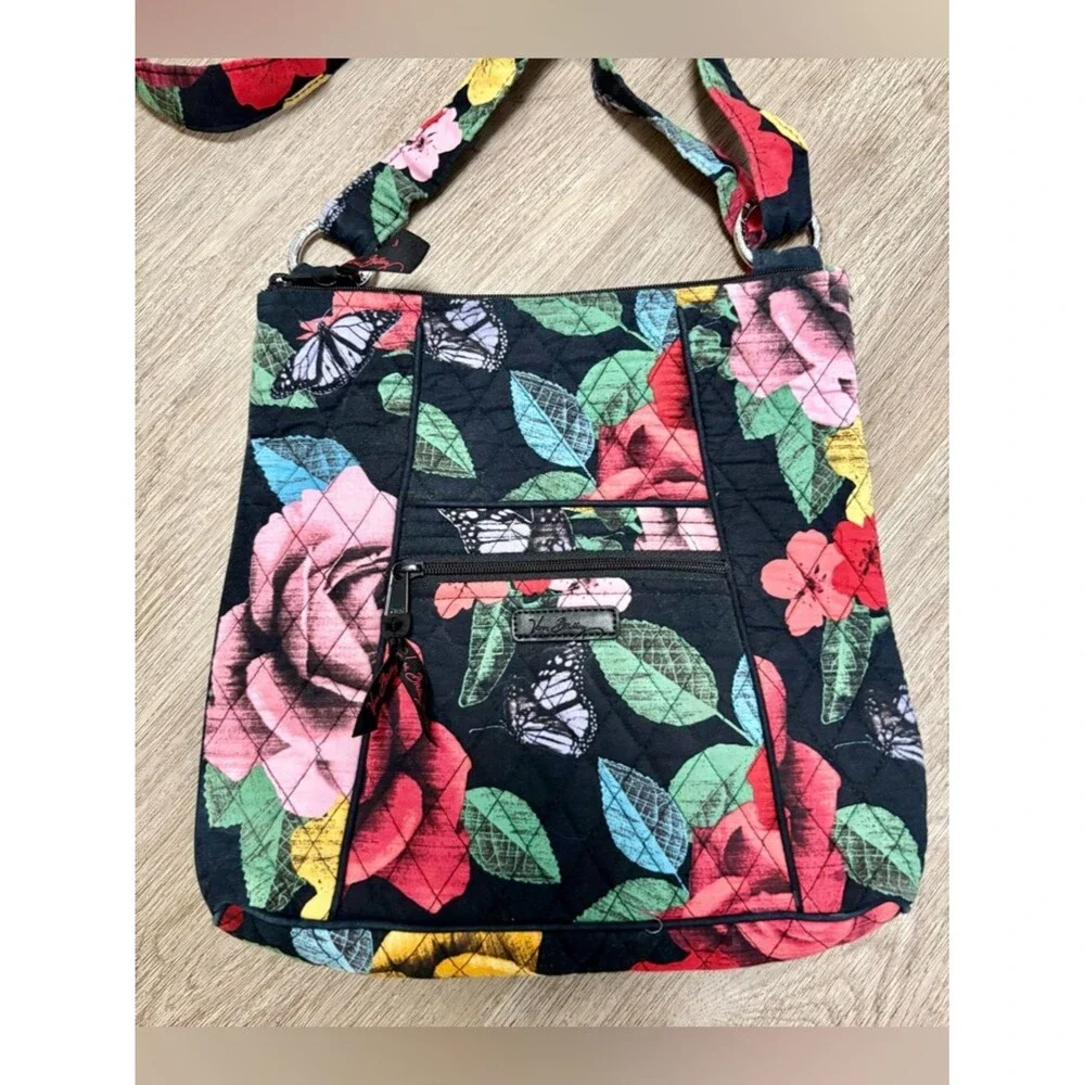 Vera Bradley Hipster Crossbody Havana Rose J3